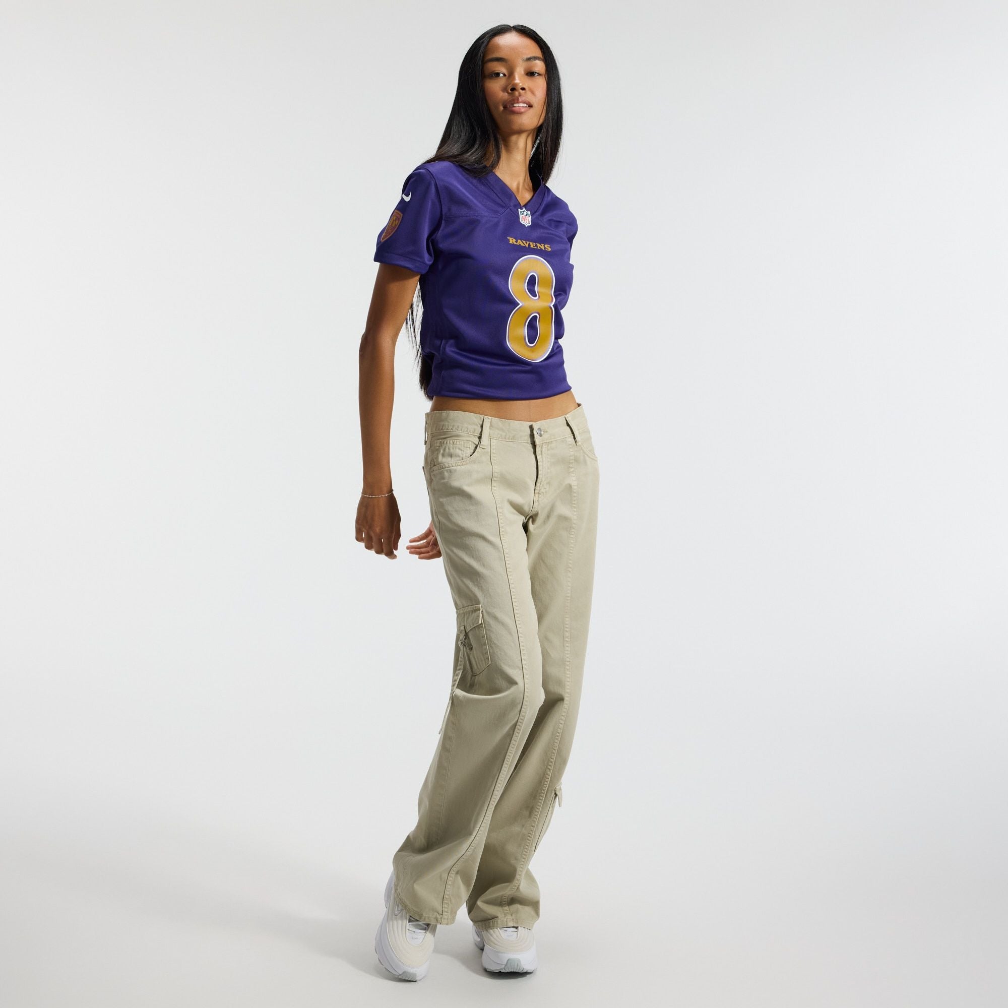 Women's Baltimore Ravens Lamar Jackson Nike Purple Alternate Game Jersey