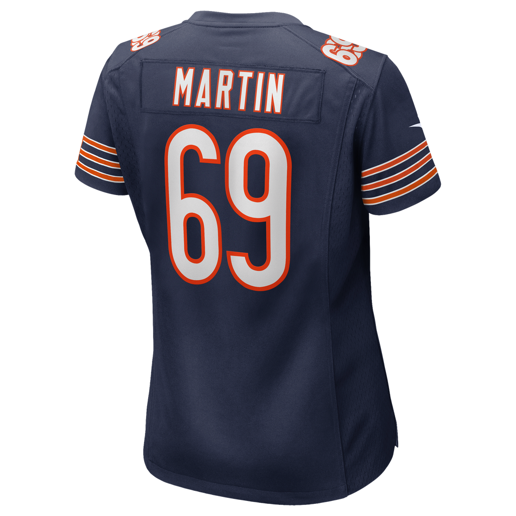 Women's Chicago Bears Jeremiah Martin Nike Navy Team Game Jersey