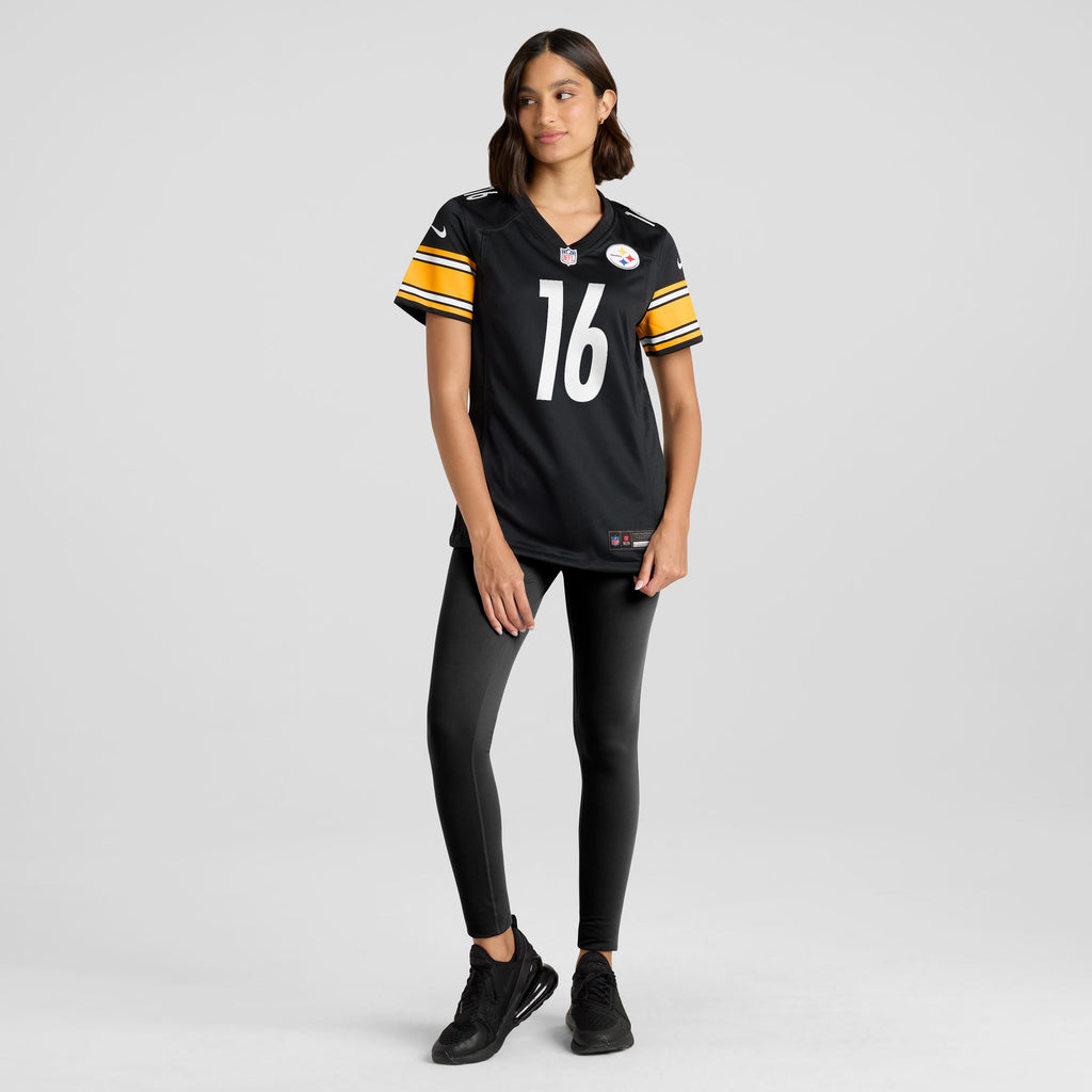Women's Pittsburgh Steelers Drew Allar Nike Black Team Game Jersey