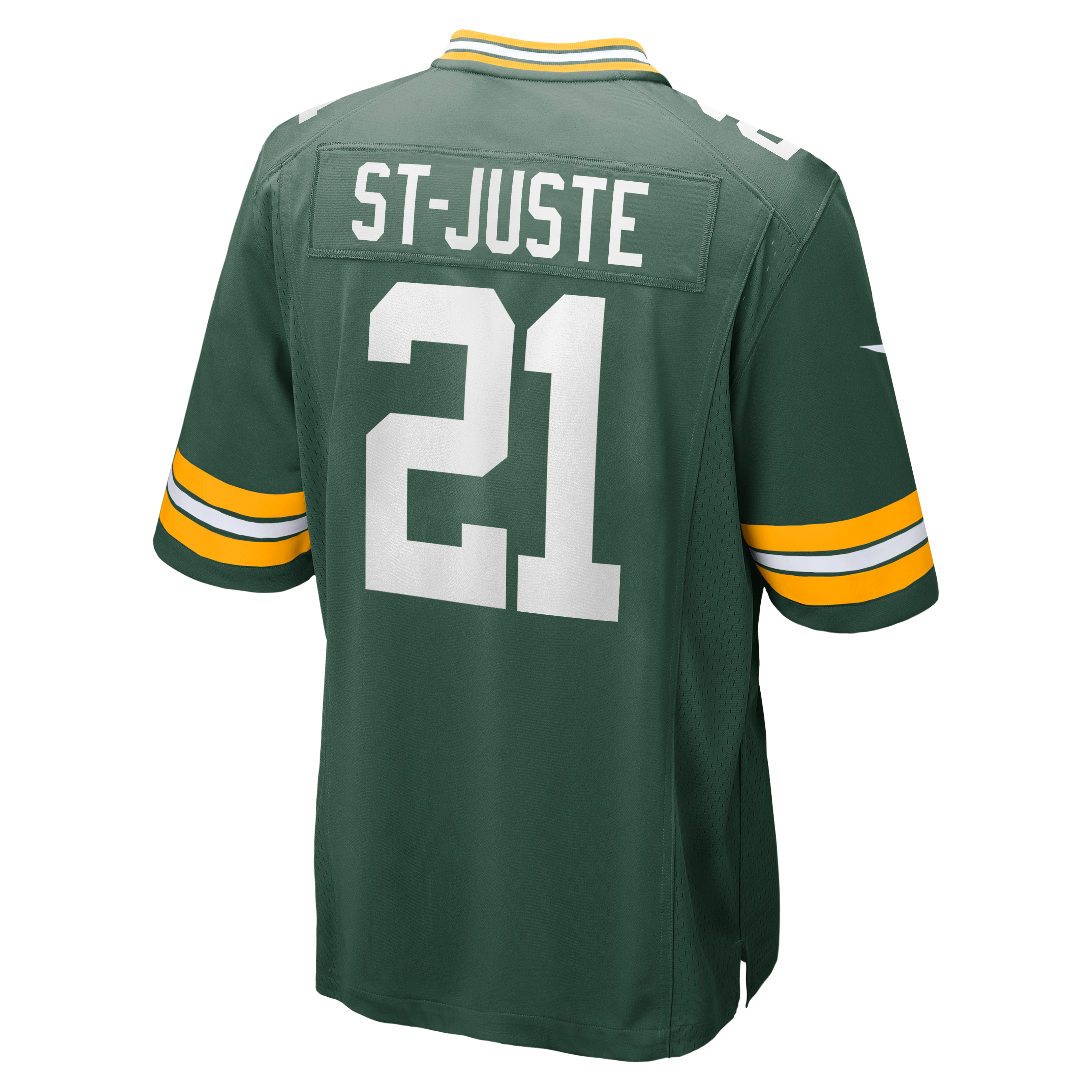 Men's Green Bay Packers Benjamin St Juste Nike Green Team Game Jersey