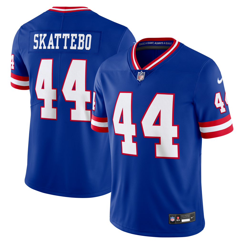 Men's New York Giants Cam Skattebo Nike Royal Legacy Vapor Untouchable Stitched Limited Jersey