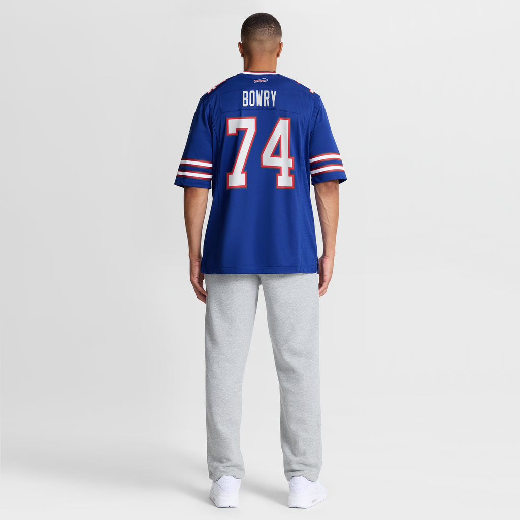 Men's Buffalo Bills Jude Bowry Nike Royal Team Game Jersey