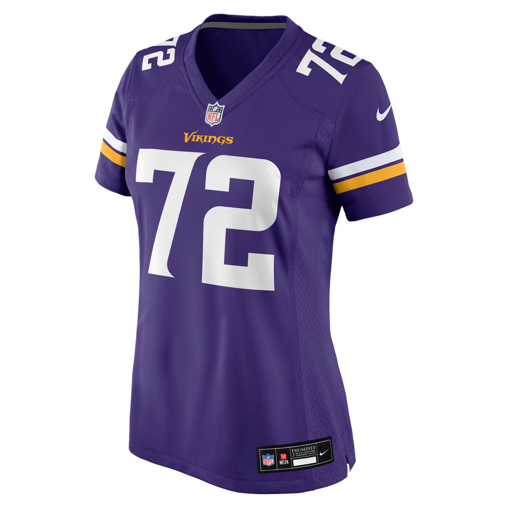 Women's Minnesota Vikings Ryan Van Demark Nike Purple Team Game Jersey