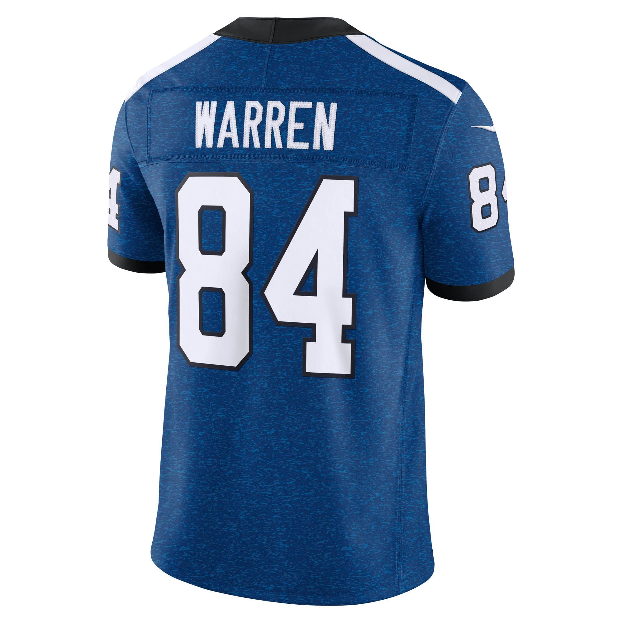 Men's Indianapolis Colts Tyler Warren Nike Royal Alternate Indiana Nights Vapor Fuse Stitched Limited Jersey