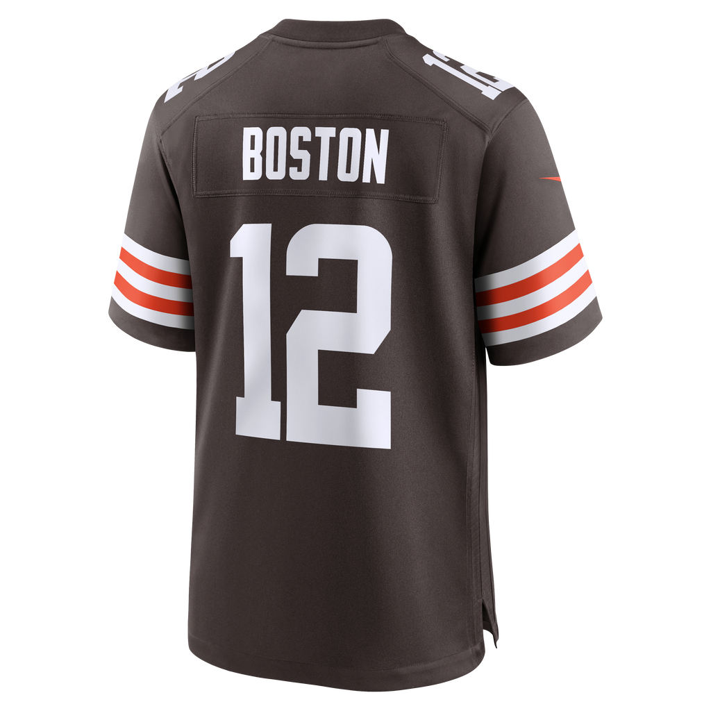 Men's Cleveland Browns Denzel Boston Nike Brown Game Jersey