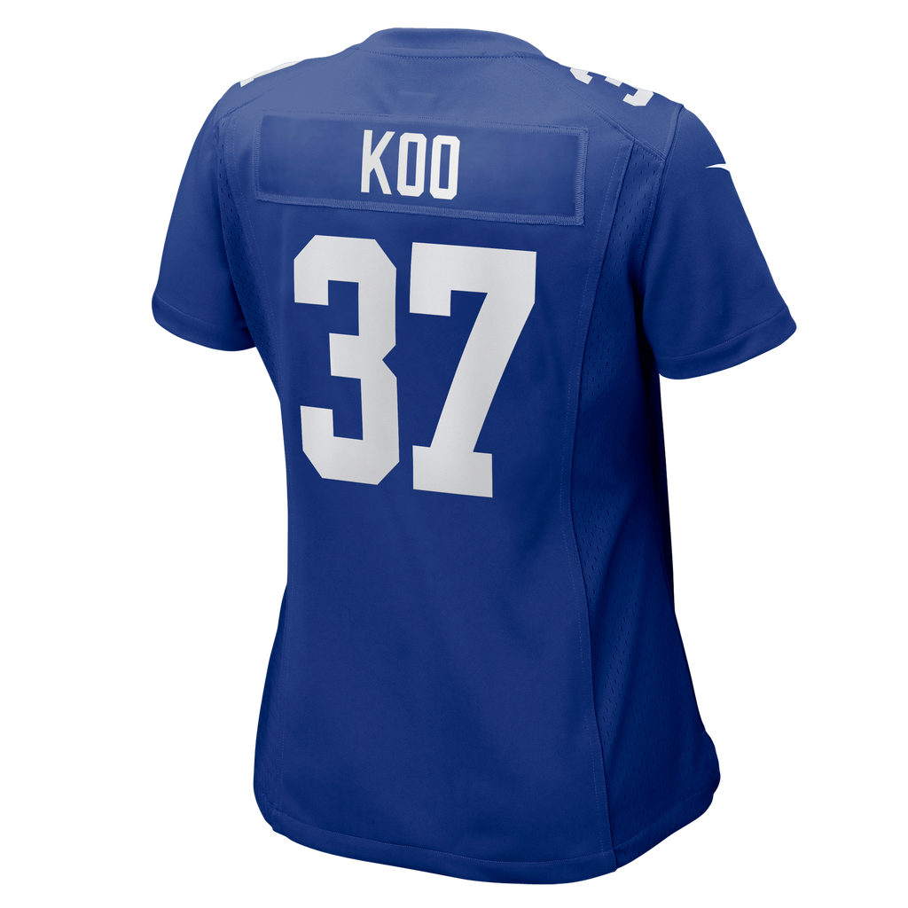 Women's New York Giants Younghoe Koo Nike Royal Team Game Jersey