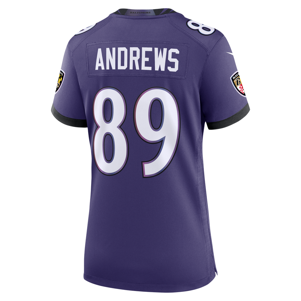 Women's Baltimore Ravens Mark Andrews Nike Purple Team Game Jersey