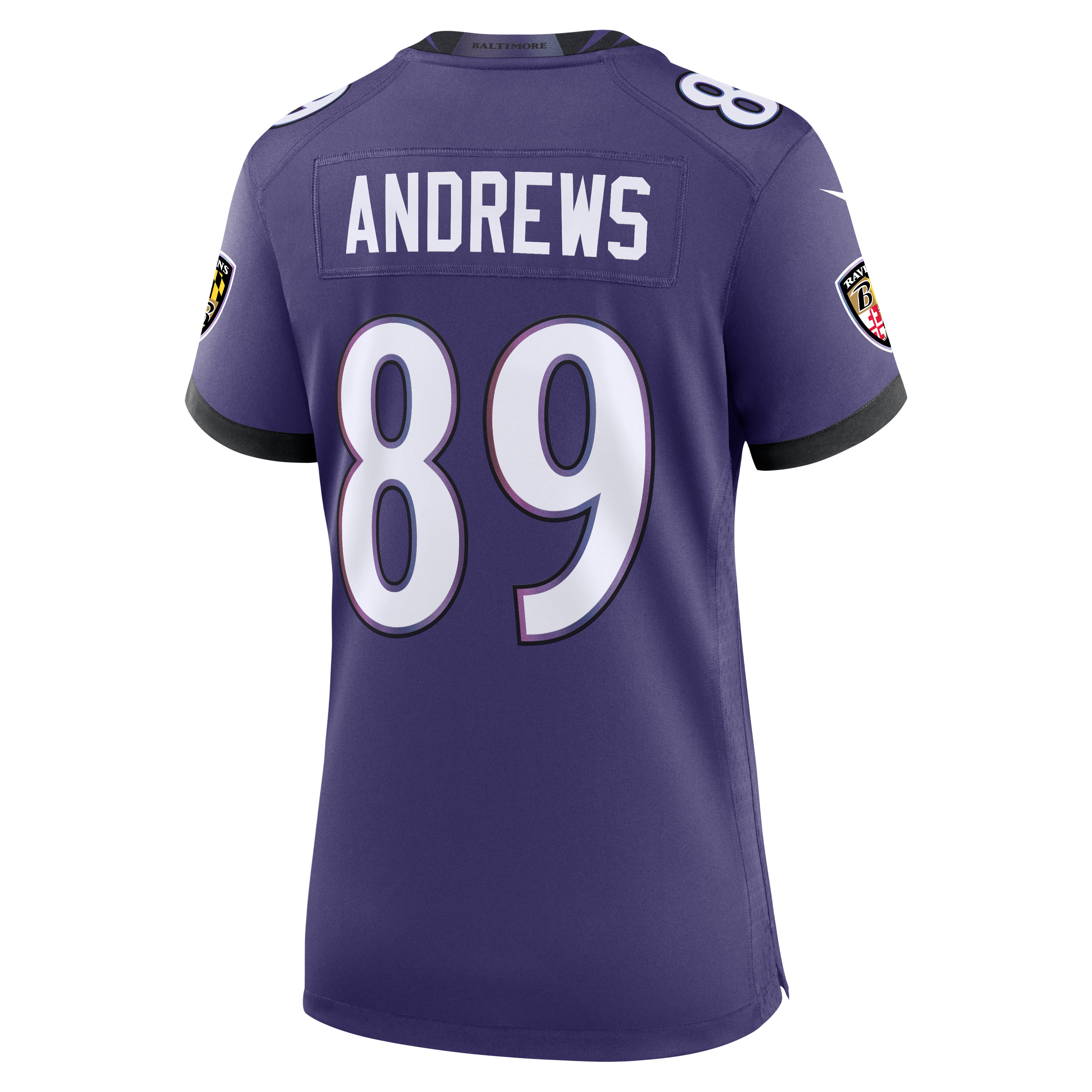 Women's Baltimore Ravens Mark Andrews Nike Purple Team Game Jersey