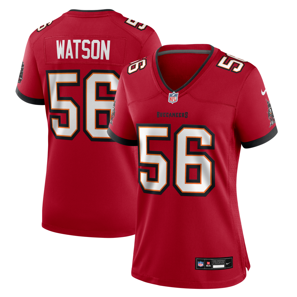 Women's Tampa Bay Buccaneers Desmond Watson Nike Red Team Game Jersey