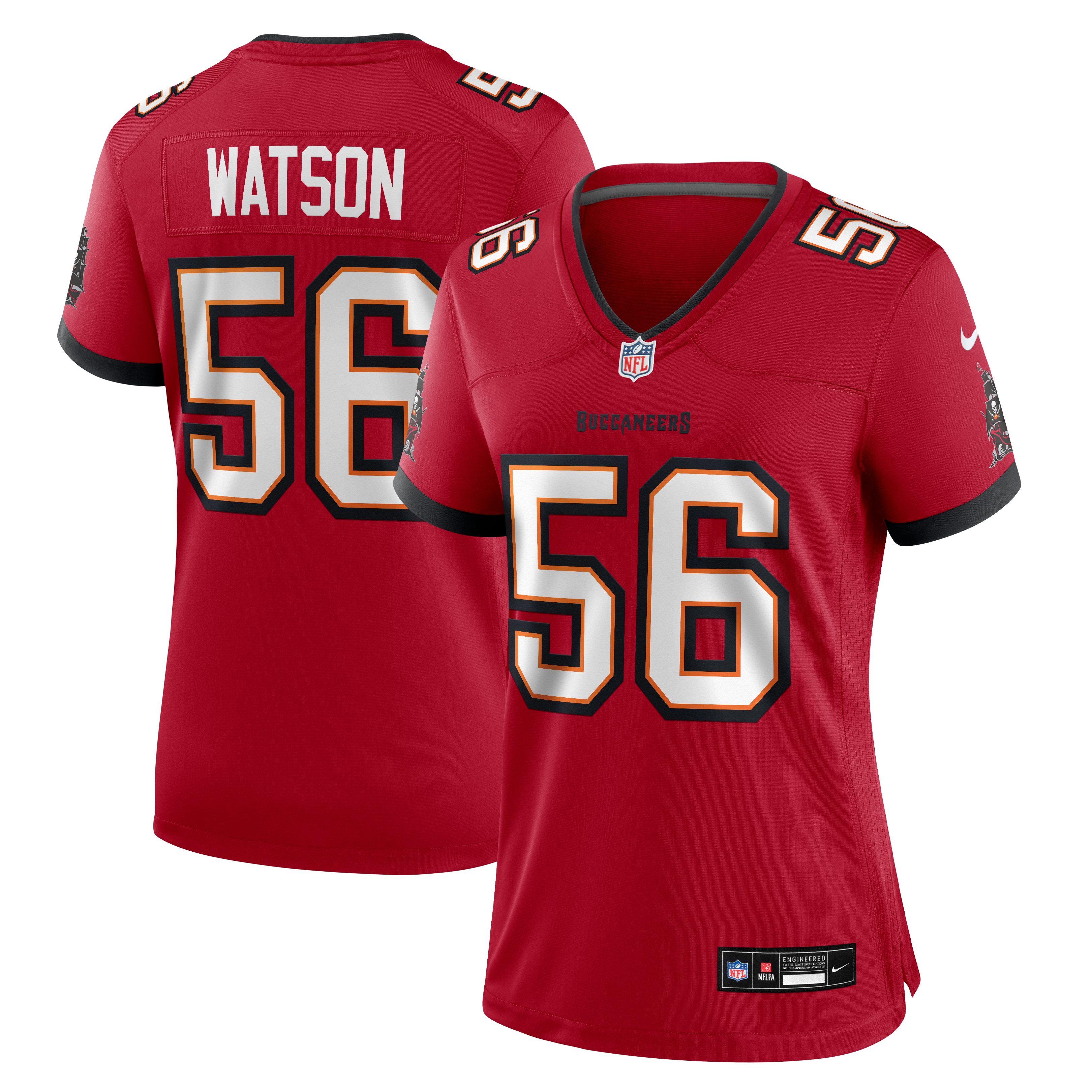 Women's Tampa Bay Buccaneers Desmond Watson Nike Red Team Game Jersey