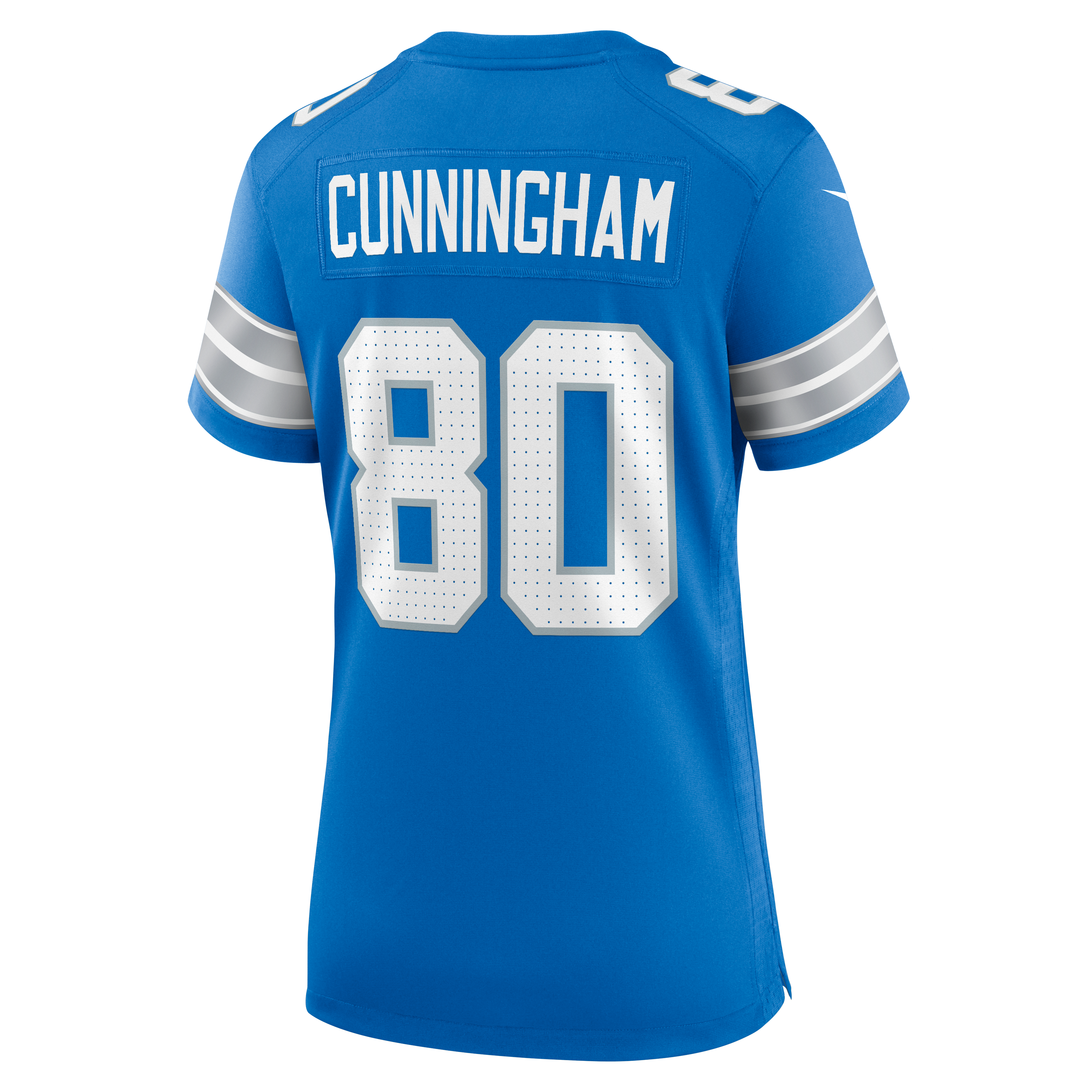 Women's Detroit Lions Malik Cunningham Nike Blue Team Game Jersey