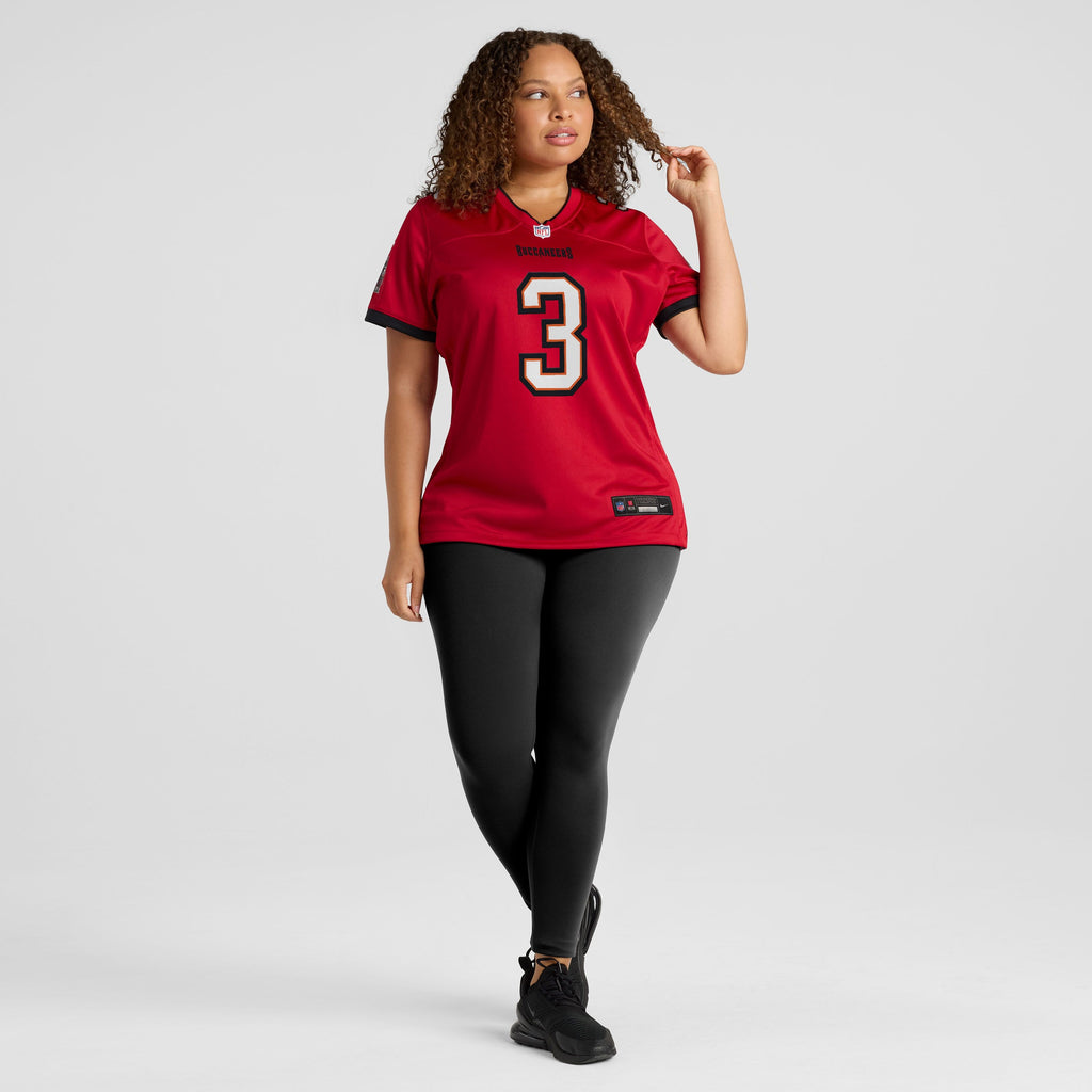 Women's Tampa Bay Buccaneers Rueben Bain Jr Nike Red Game Jersey