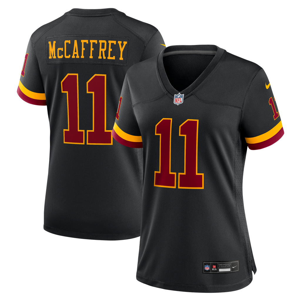 Women's Washington Commanders Luke Mccaffrey Nike Black Hail Raiser Alternate Game Jersey