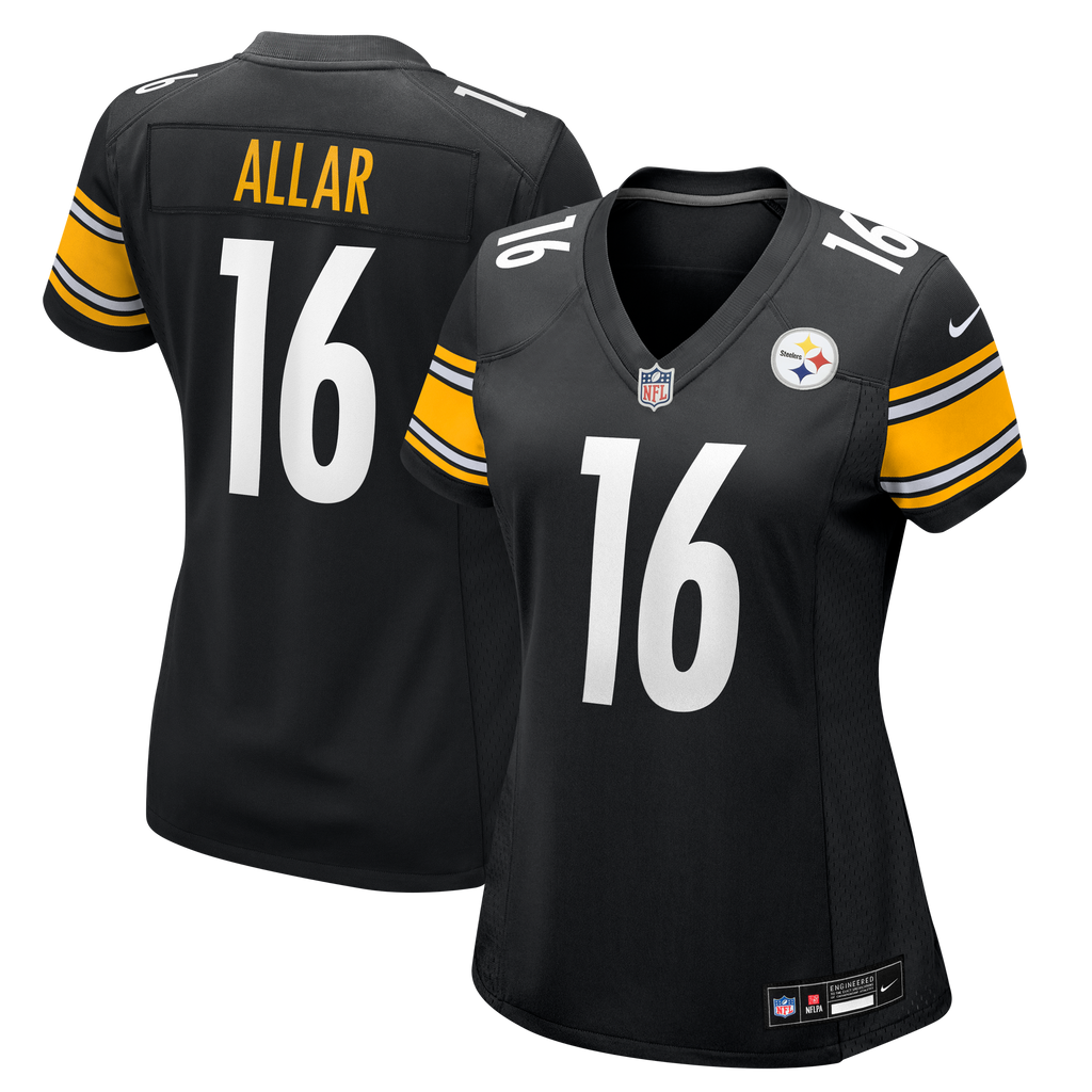 Women's Pittsburgh Steelers Drew Allar Nike Black Team Game Jersey
