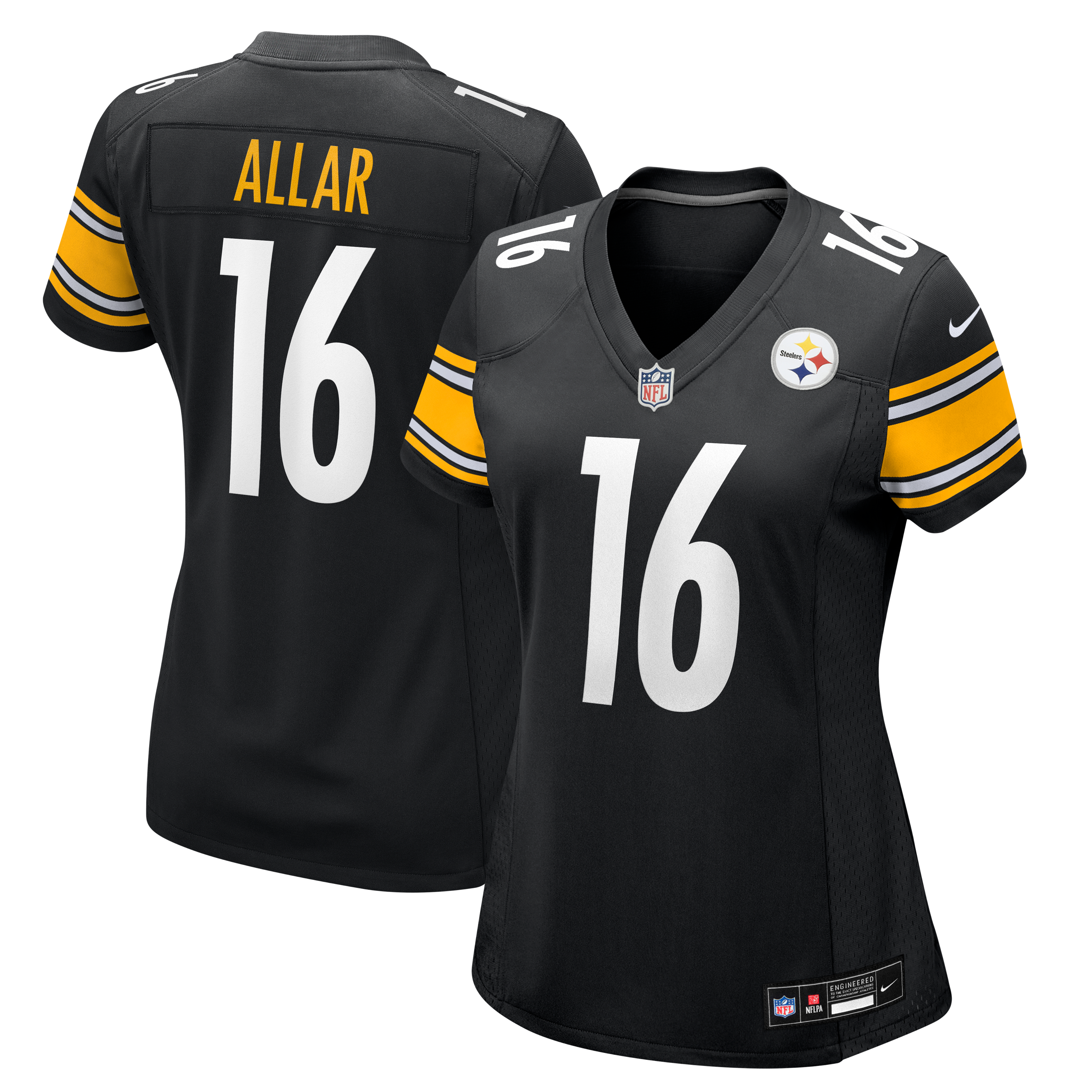 Women's Pittsburgh Steelers Drew Allar Nike Black Team Game Jersey