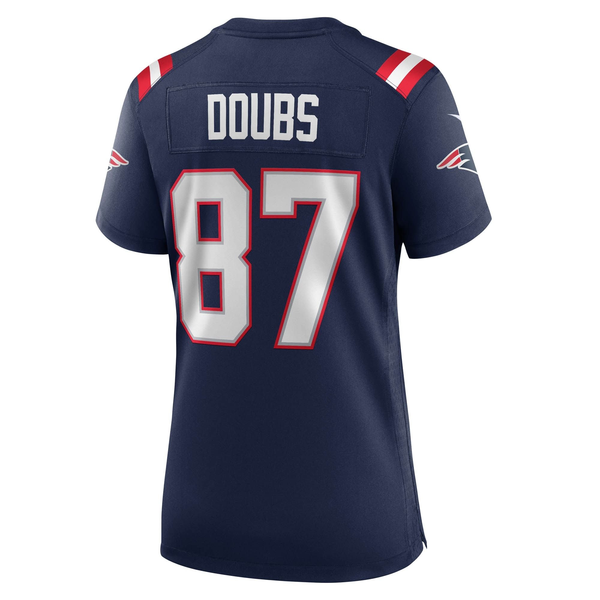 Women's New England Patriots Romeo Doubs Nike Navy Game Jersey