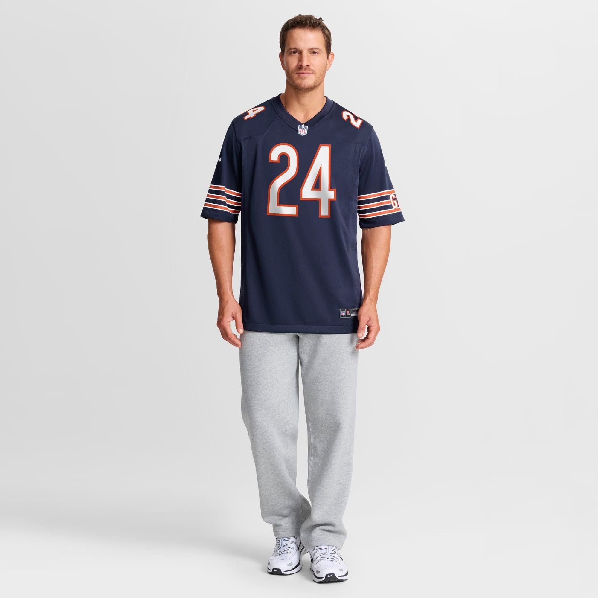 Men's Chicago Bears Malik Muhammad Nike Navy Team Game Jersey