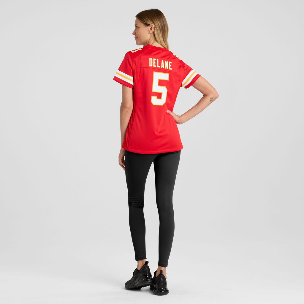Women's Kansas City Chiefs Mansoor Delane Nike Red Game Jersey