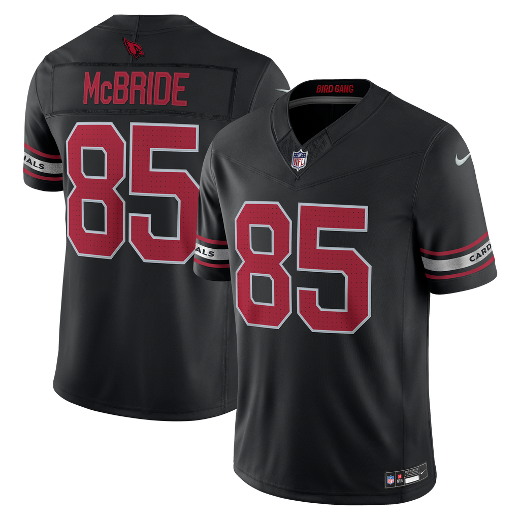 Men's Arizona Cardinals Trey Mcbride Nike Black Alternate Vapor Fuse Stitched Limited Jersey