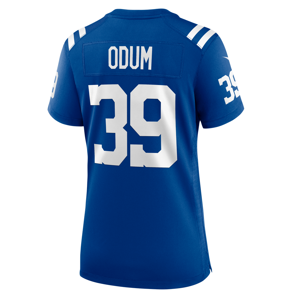 Women's Indianapolis Colts George Odum Nike Royal Team Game Jersey