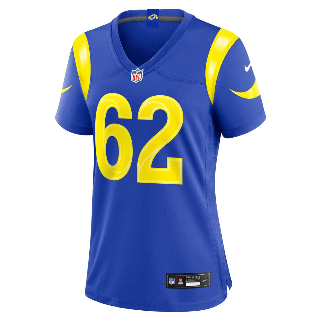 Women's Los Angeles Rams Payton Zdroik Nike Royal Team Game Jersey