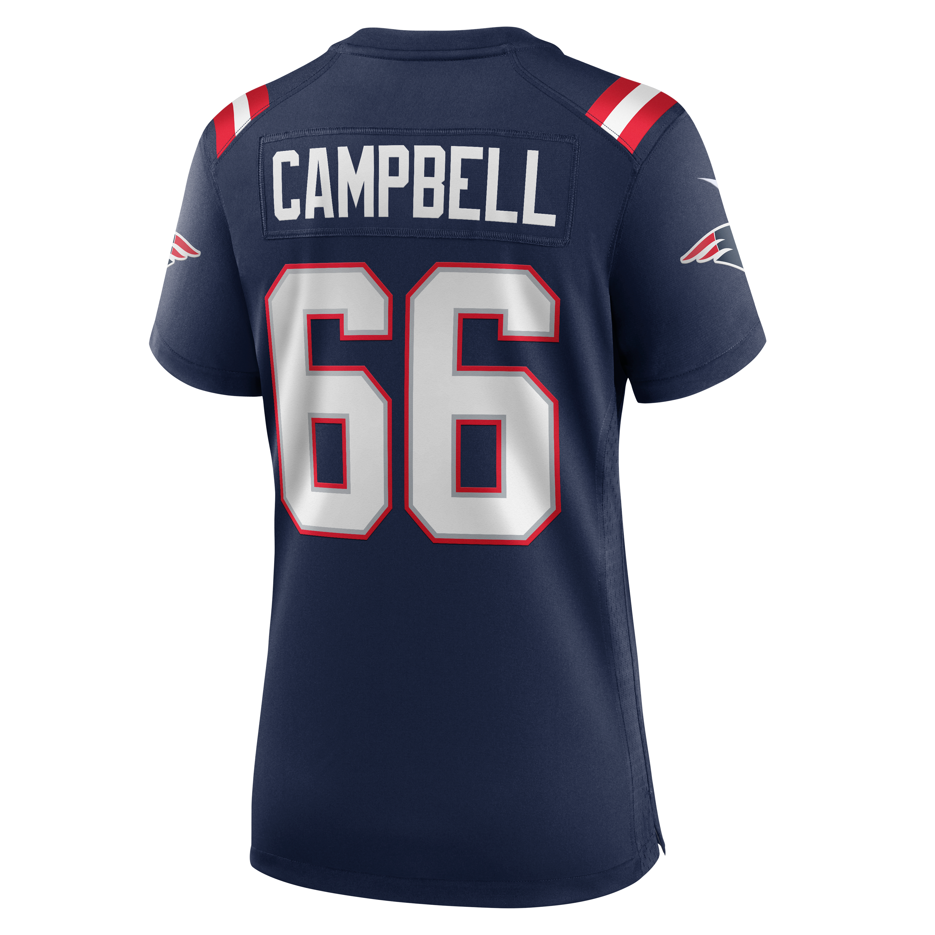 Women's New England Patriots Will Campbell Nike Navy Team Game Jersey