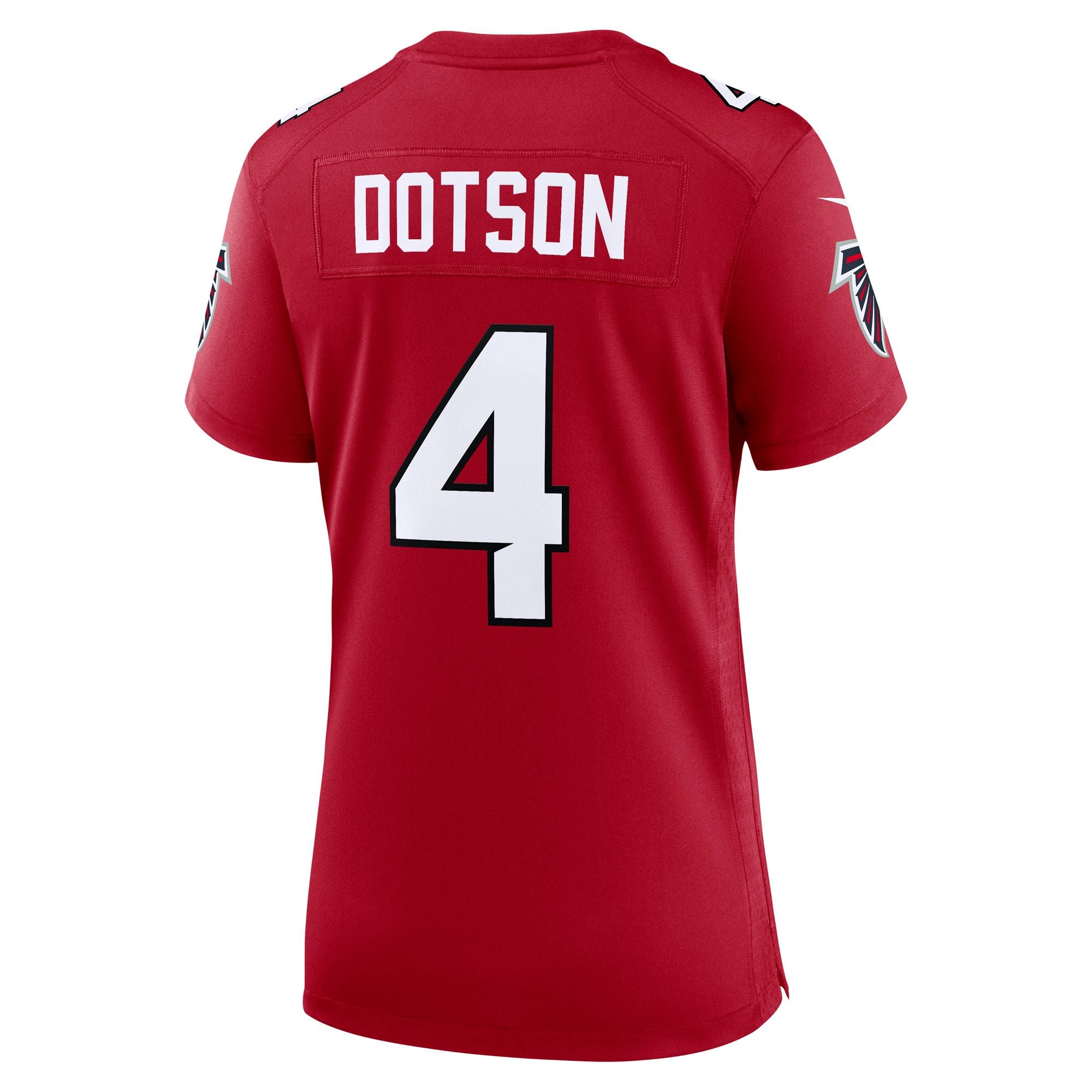 Women's Atlanta Falcons Jahan Dotson Nike Red Team Game Jersey