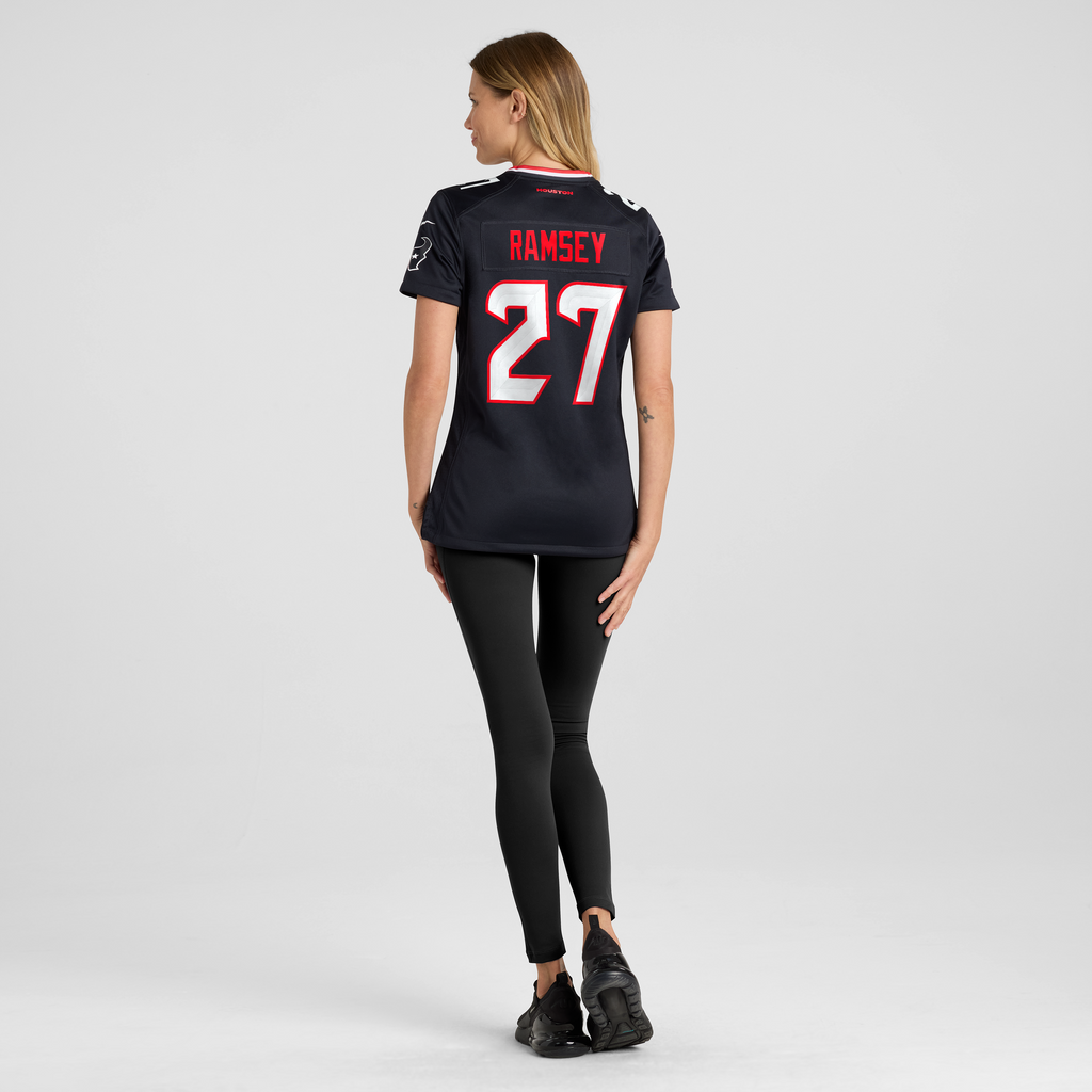 Women's Houston Texans Kamari Ramsey Nike Navy Team Game Jersey