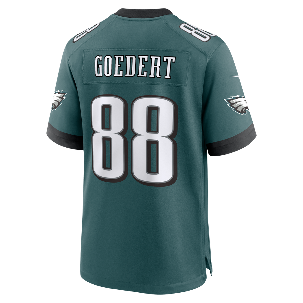 Men's Philadelphia Eagles Dallas Goedert Nike Midnight Green Team Game Jersey
