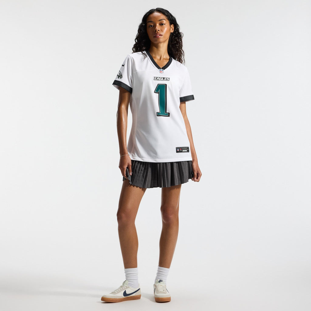 Women's Philadelphia Eagles Jalen Hurts Nike White Game Jersey