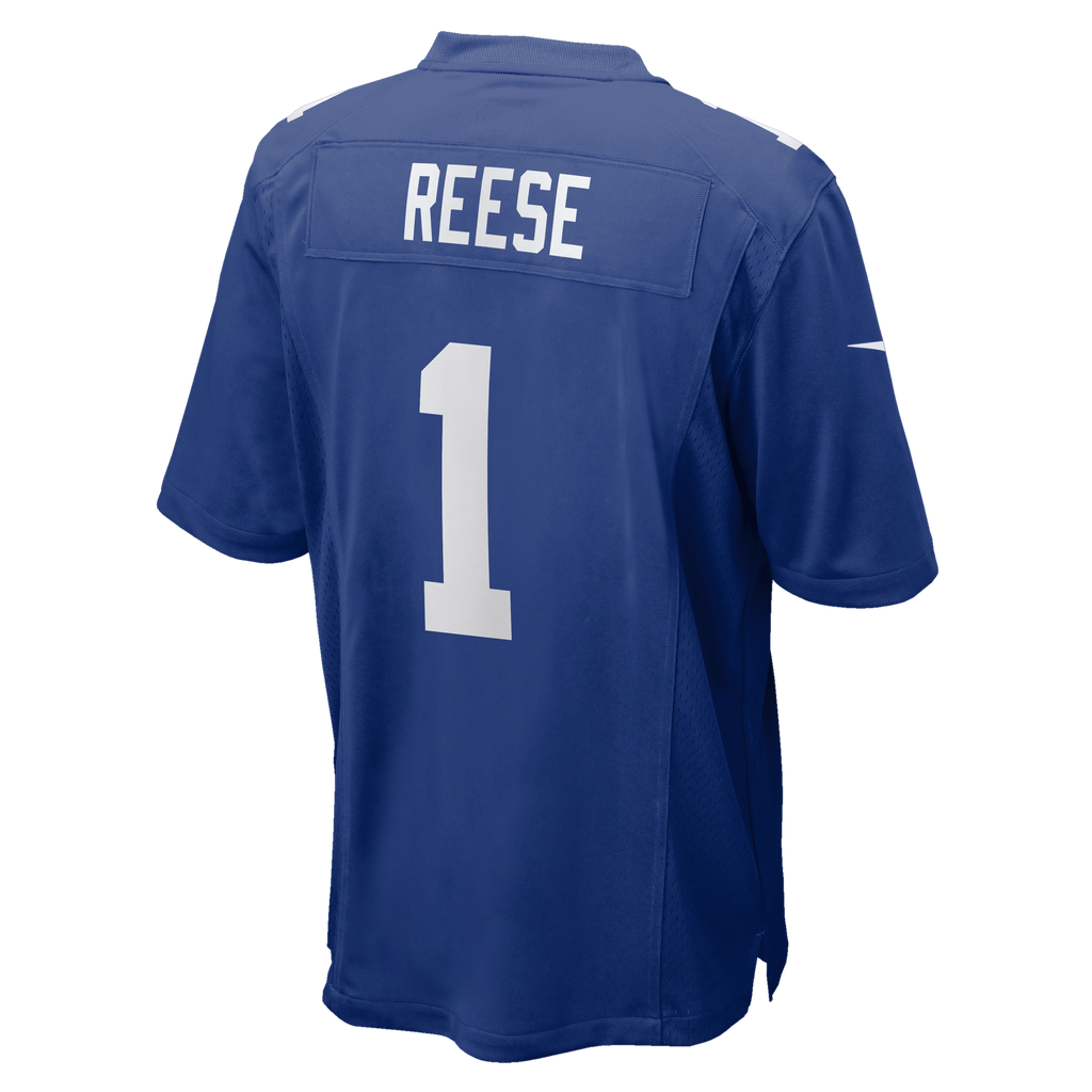 Men's New York Giants Arvell Reese Nike Royal 2026 Nfl Draft First Round Pick No 5 Team Game Jersey