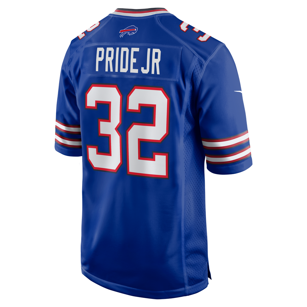Men's Buffalo Bills Toriano Pride Jr Nike Royal Team Game Jersey