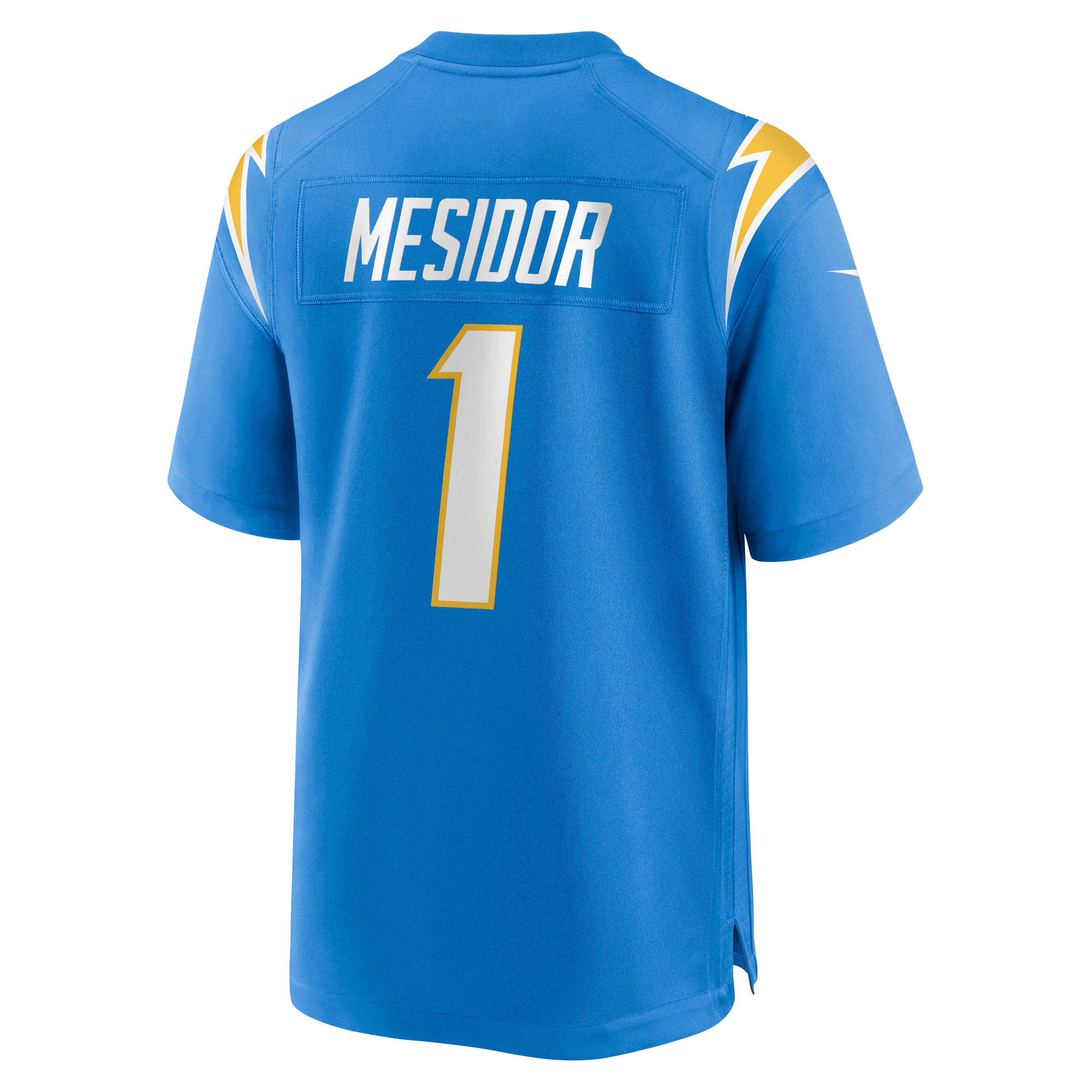 Men's Los Angeles Chargers Akheem Mesidor Nike Powder Blue 2026 Nfl Draft First Round Pick No 22 Team Game Jersey