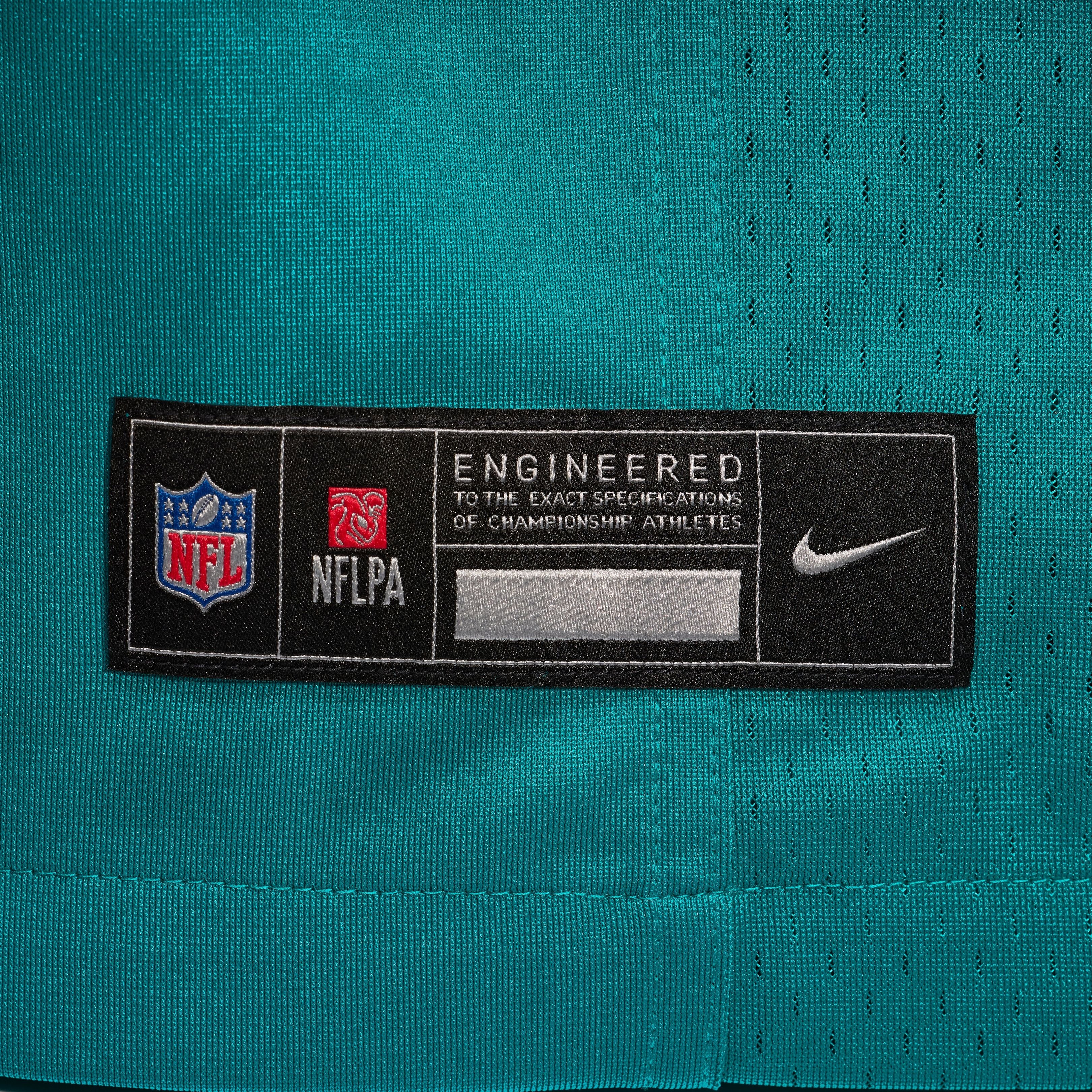 Men's Miami Dolphins Jacob Rodriguez Nike Aqua Alternate Game Jersey