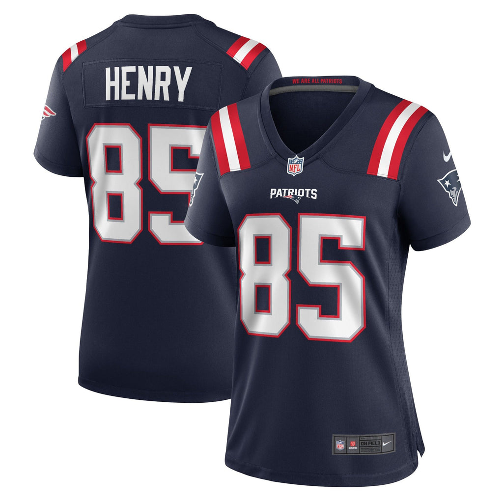 Women's New England Patriots Hunter Henry Nike Navy Game Jersey