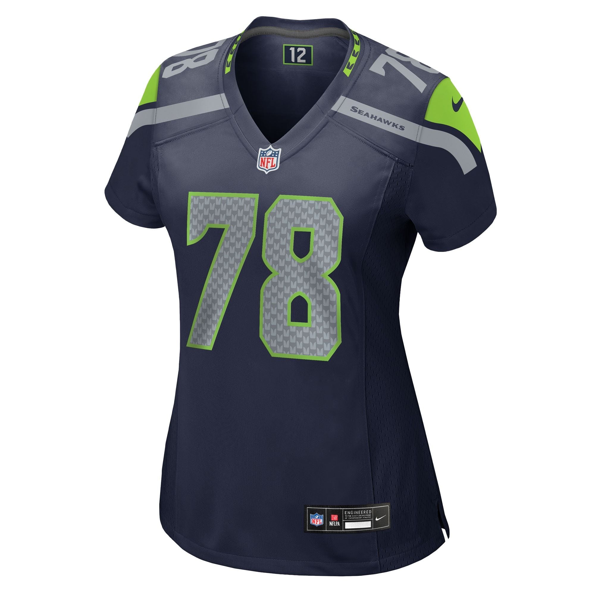 Women's Seattle Seahawks Mason Richman Nike College Navy Team Game Jersey