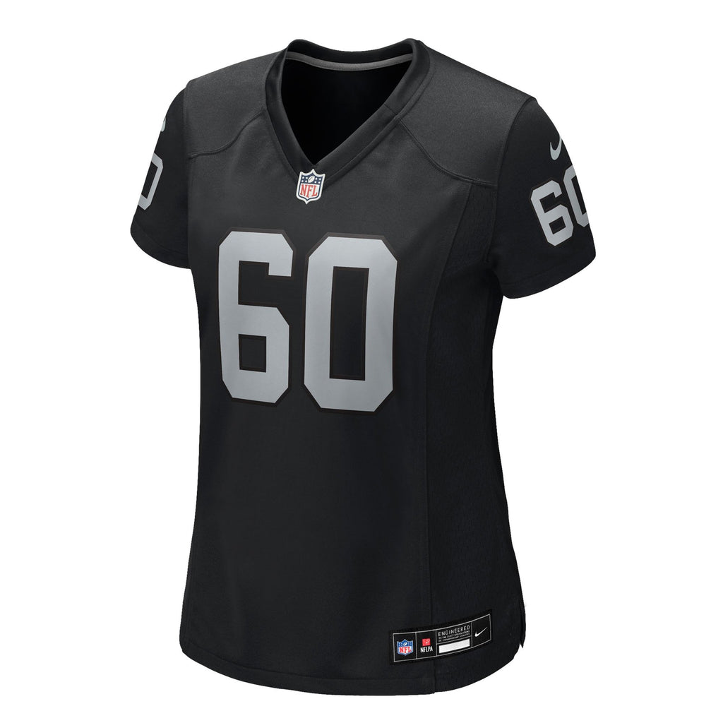 Women's Las Vegas Raiders Charles Grant Nike Black Team Game Jersey