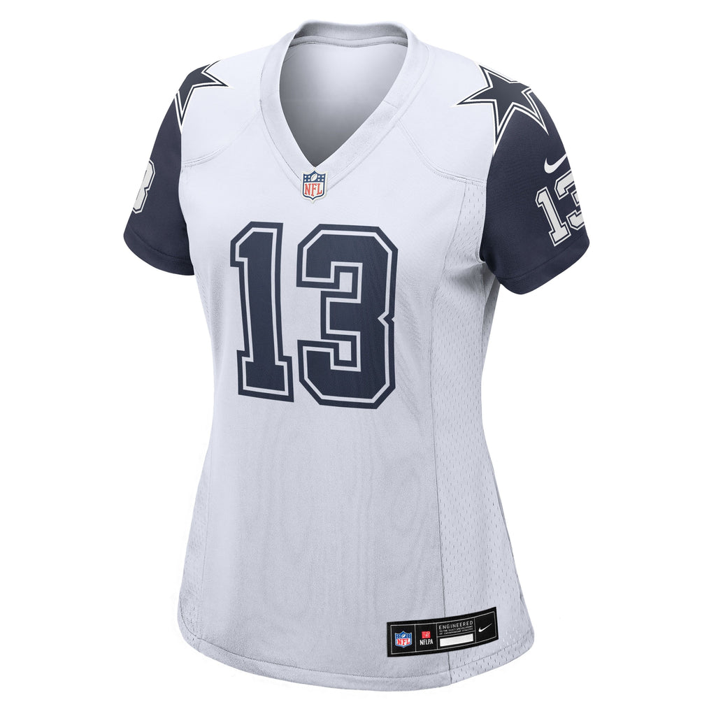 Women's Dallas Cowboys Caleb Downs Nike White Alternate Game Jersey