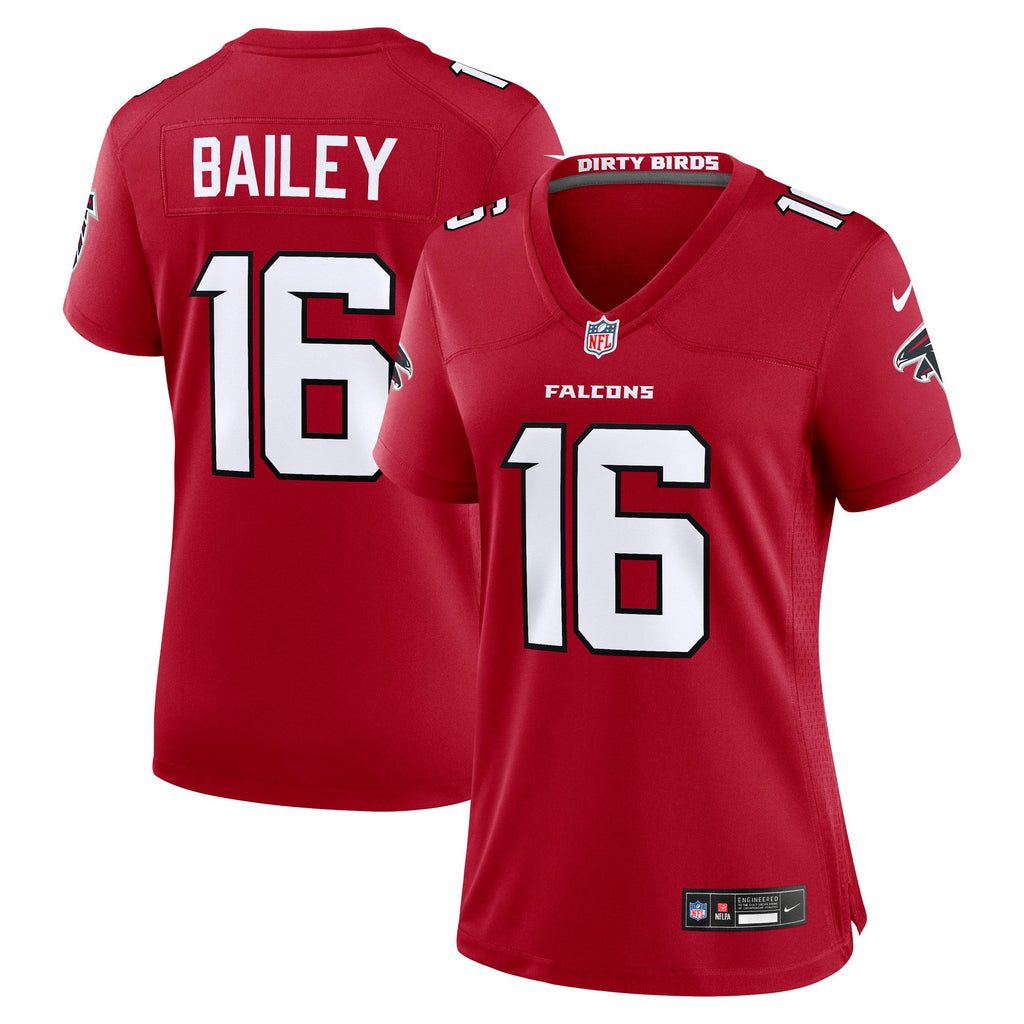 Women's Atlanta Falcons Jake Bailey Nike Red Team Game Jersey