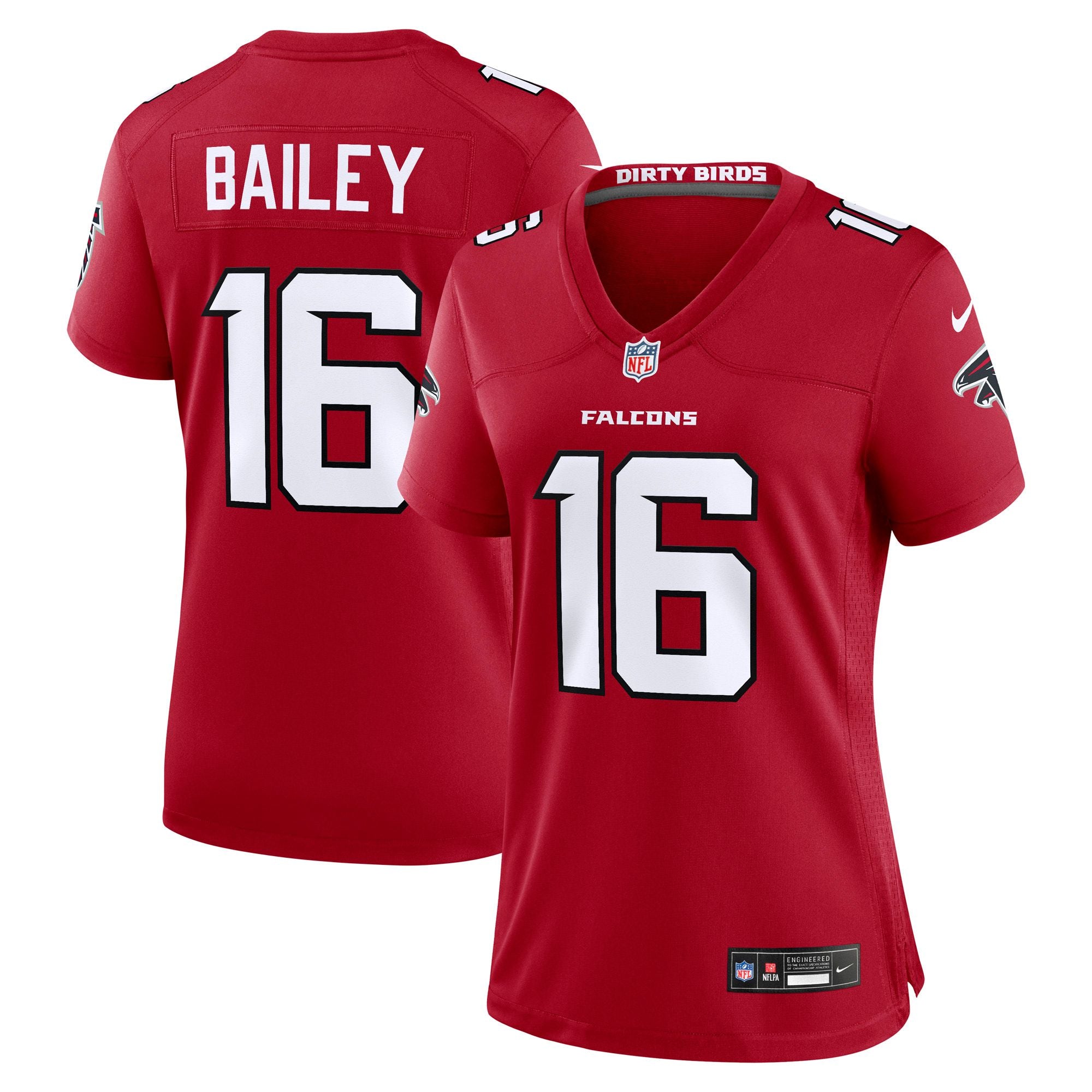 Women's Atlanta Falcons Jake Bailey Nike Red Team Game Jersey