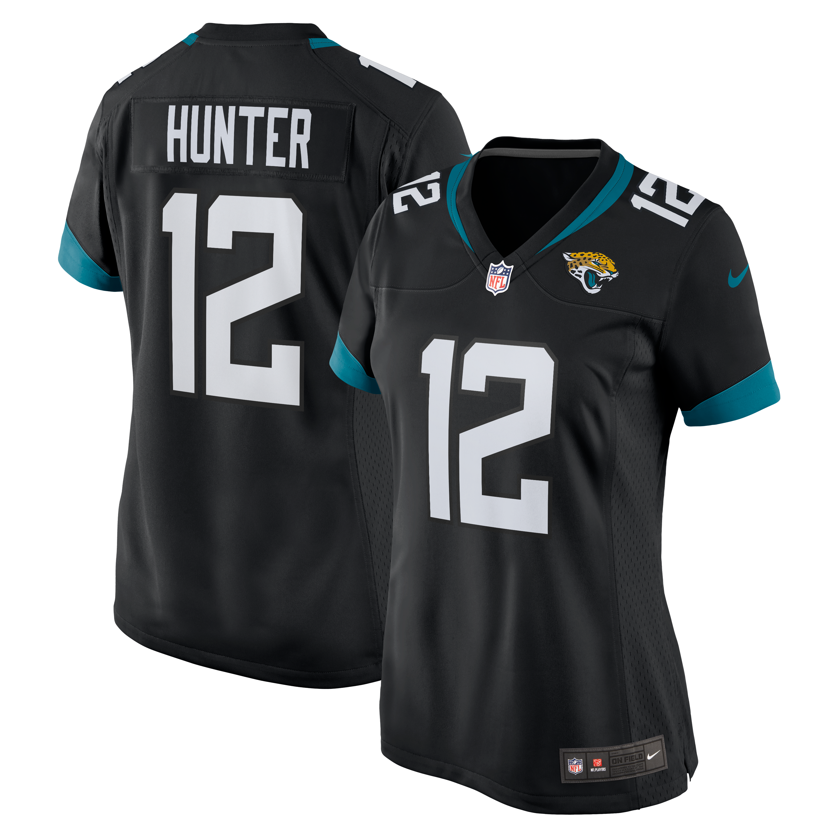 Women's Jacksonville Jaguars Travis Hunter Nike Black Alternate Game Jersey