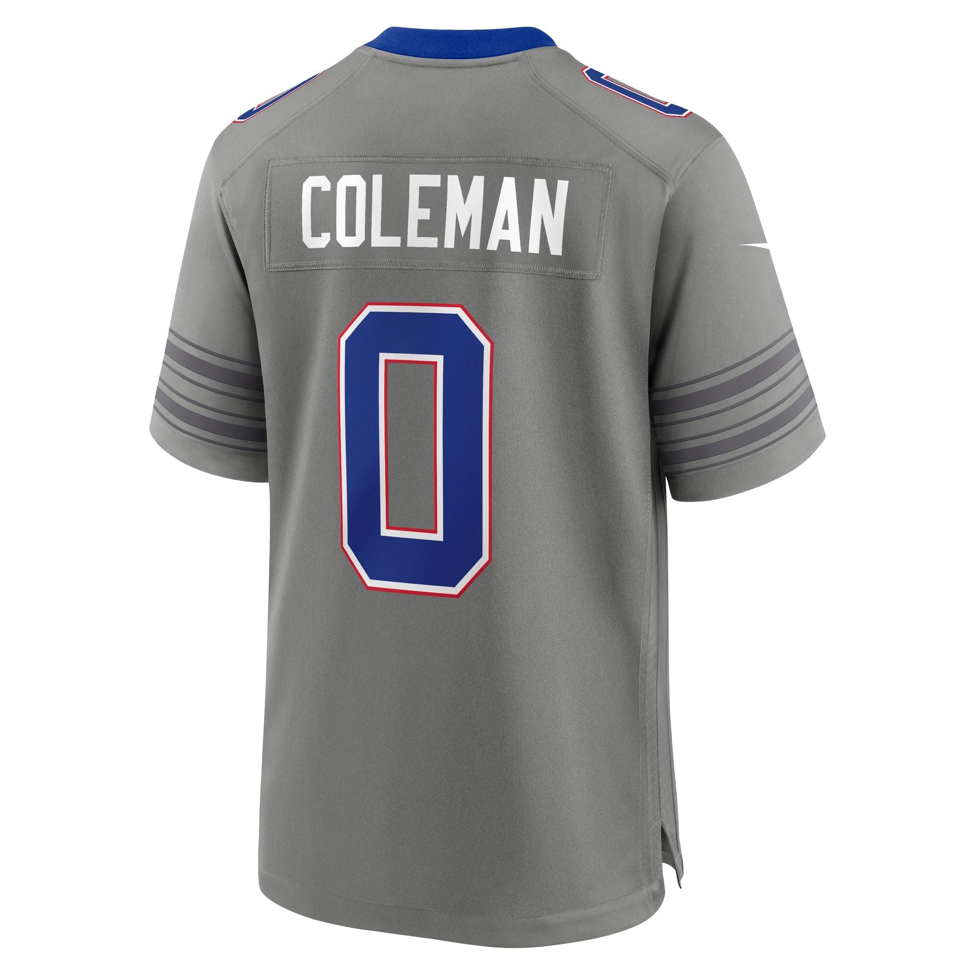 Men's Buffalo Bills Keon Coleman Nike Gray Nickel City Game Jersey