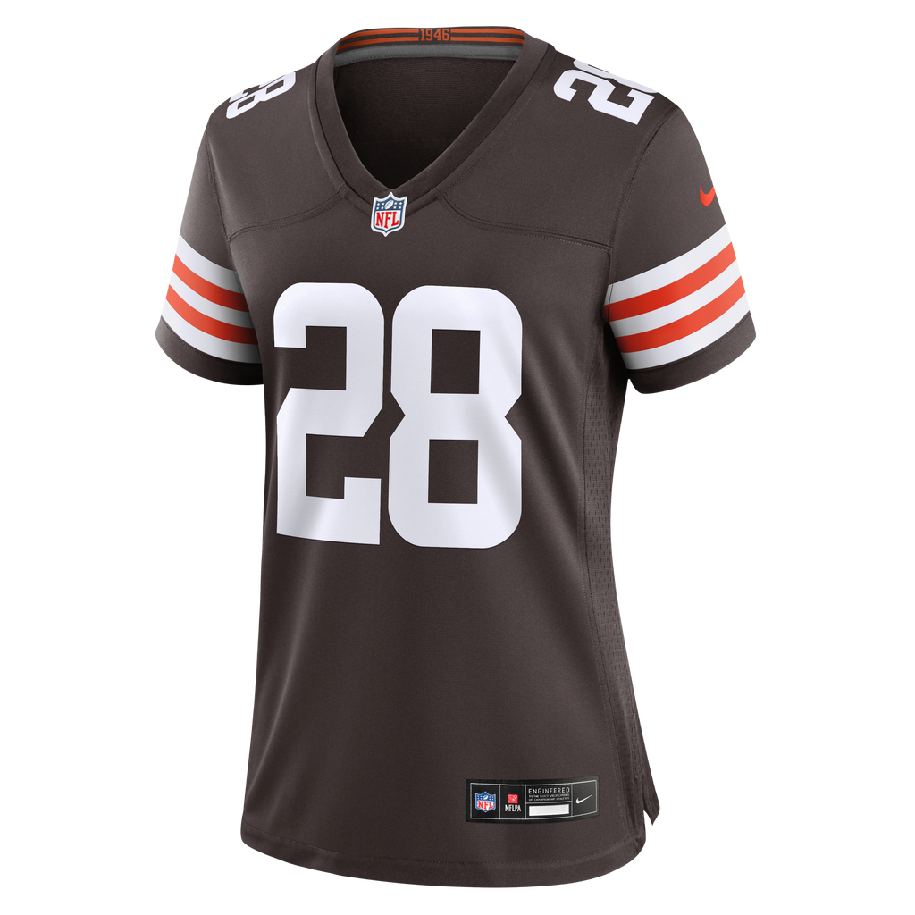 Women's Cleveland Browns Tre Avery Nike Brown Team Game Jersey