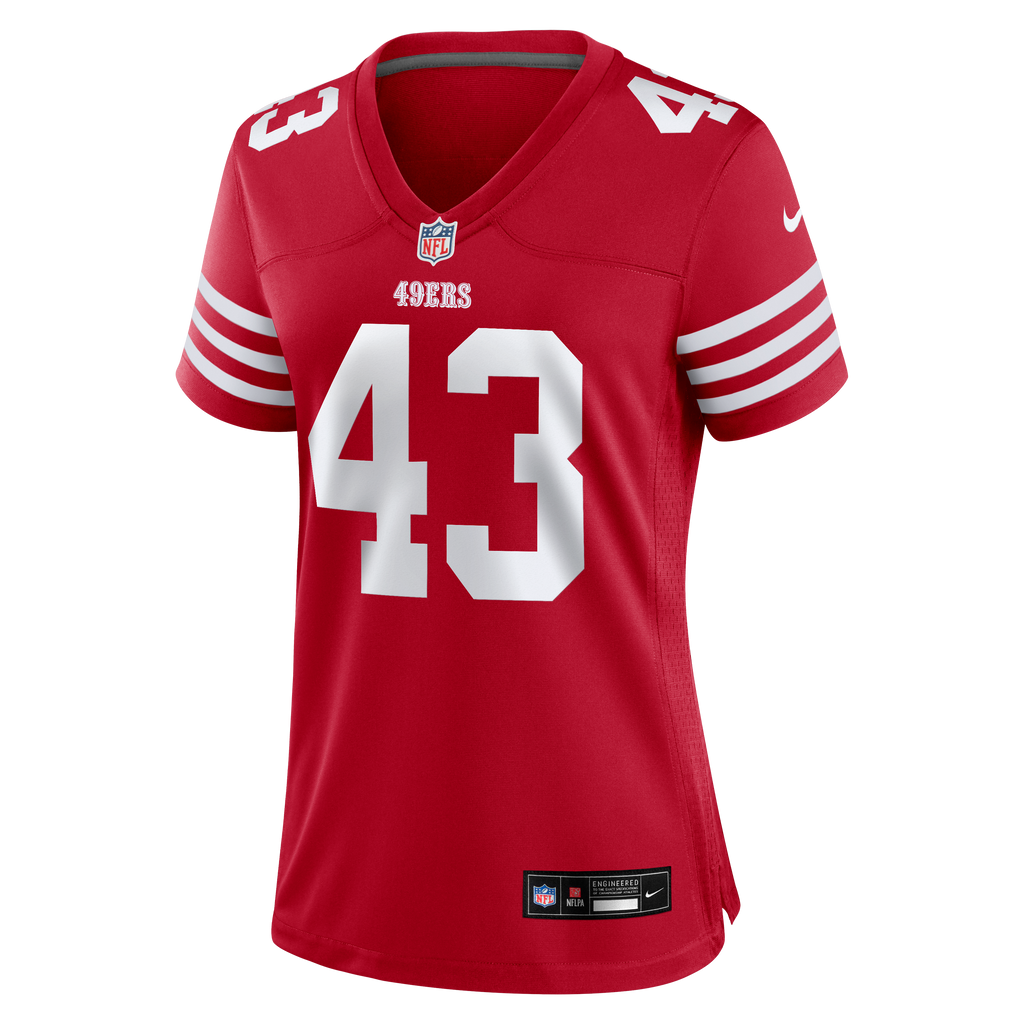 Women's San Francisco 49Ers Eric Kendricks Nike Scarlet Game Jersey