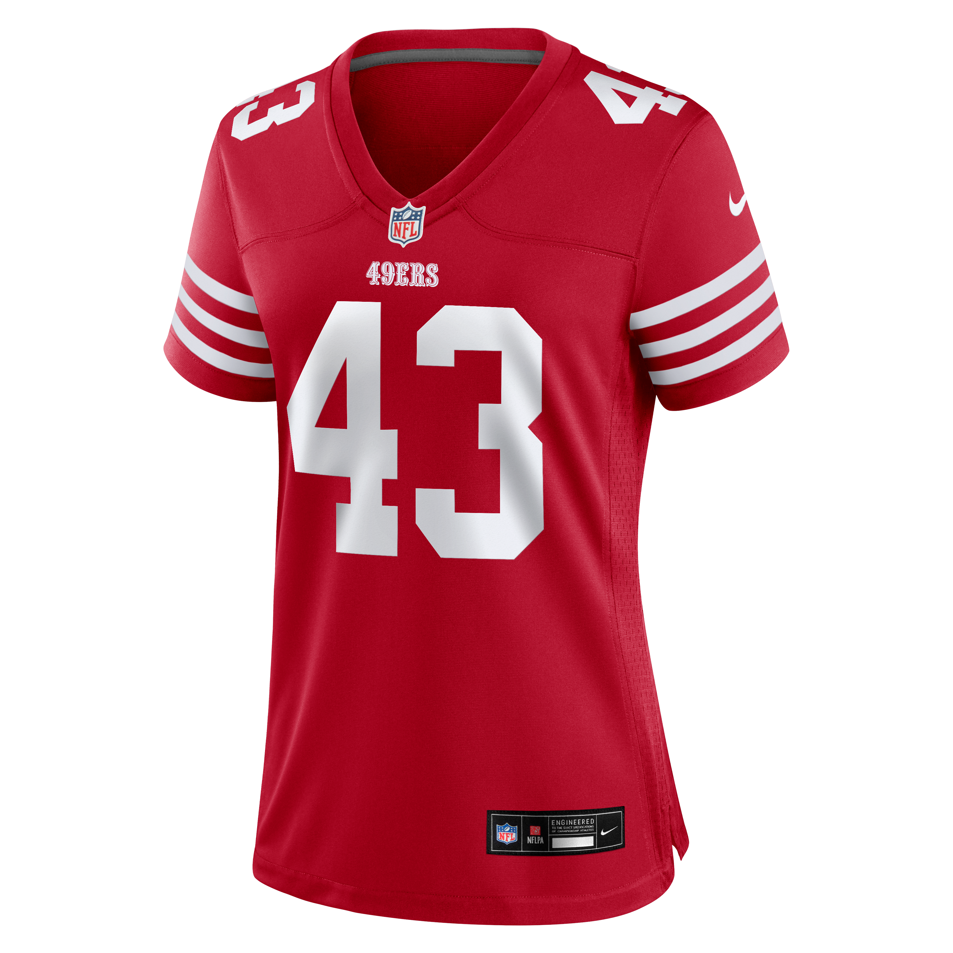 Women's San Francisco 49Ers Eric Kendricks Nike Scarlet Game Jersey