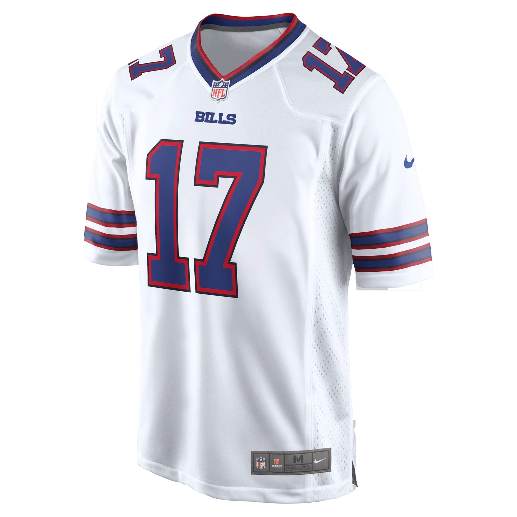 Men's Buffalo Bills Josh Allen Nike White White Game Player Jersey