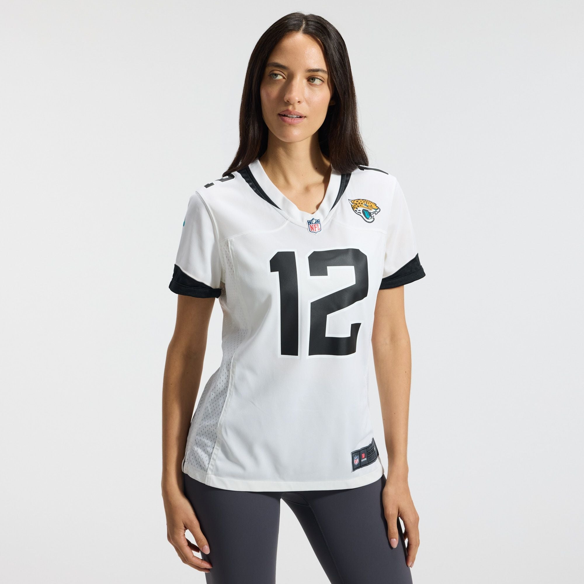 Women's Jacksonville Jaguars Travis Hunter Nike White Game Jersey