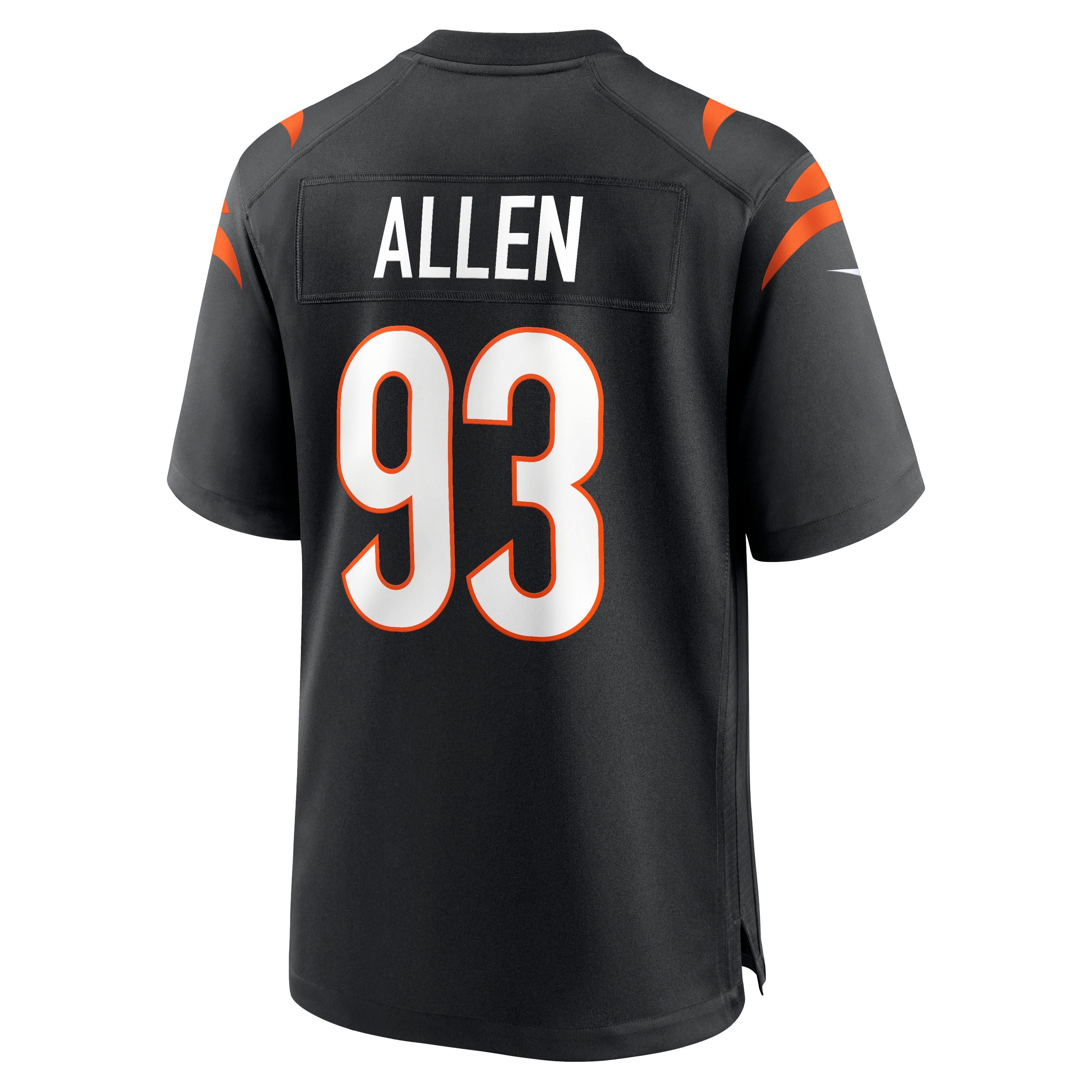 Men's Cincinnati Bengals Jonathan Allen Nike Black Team Game Jersey