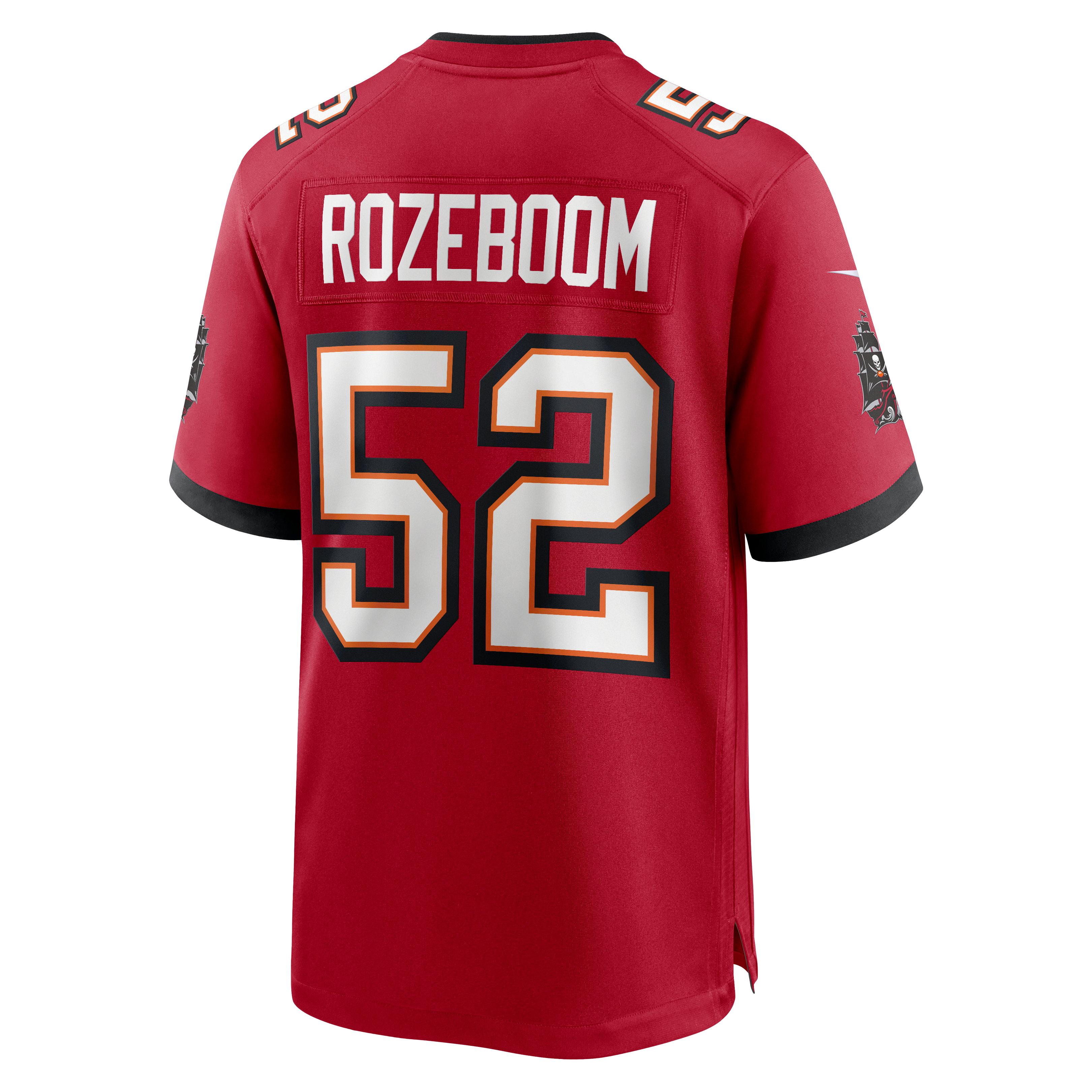 Men's Tampa Bay Buccaneers Christian Rozeboom Nike Red Team Game Jersey
