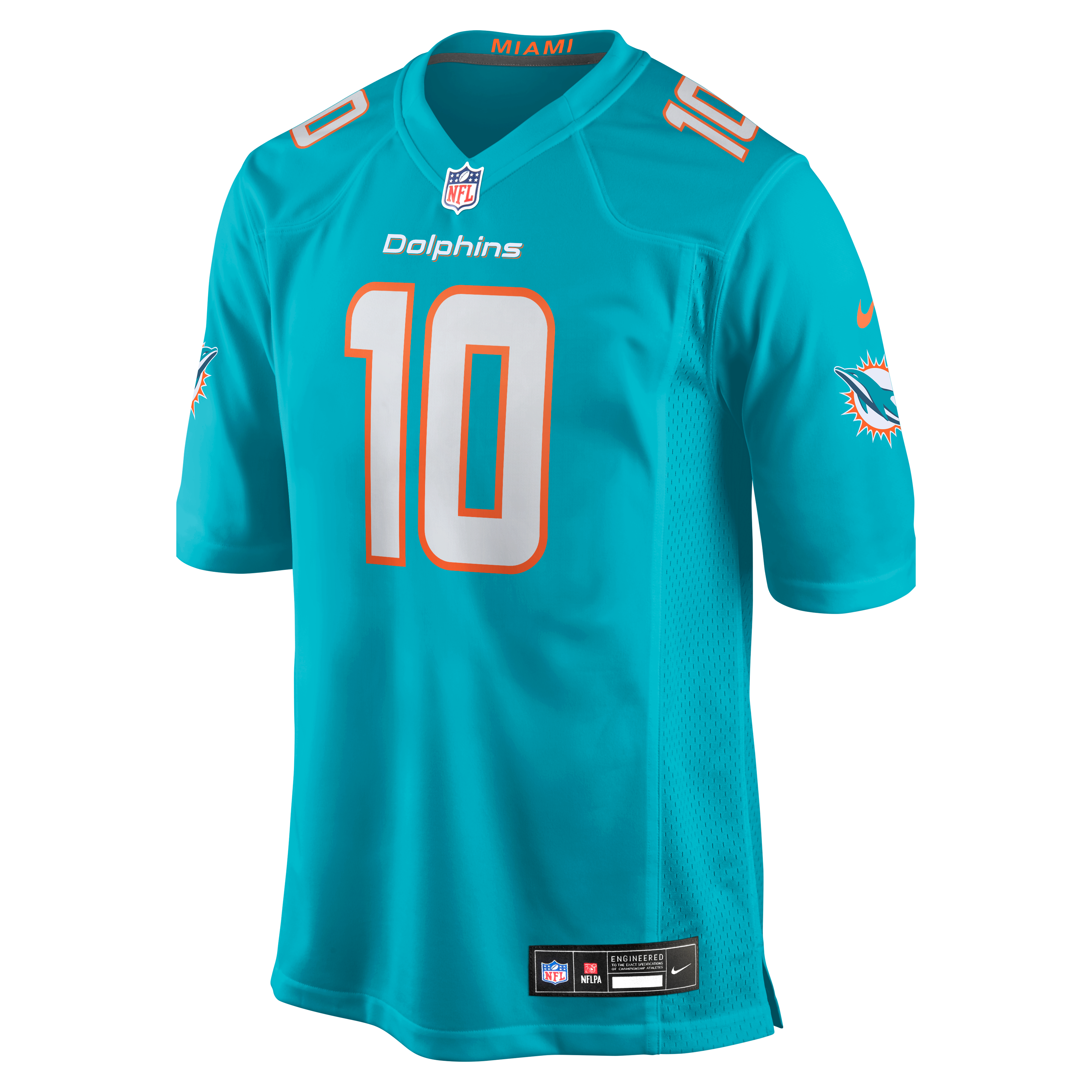 Men's Miami Dolphins Jacob Rodriguez Nike Aqua Game Jersey